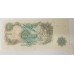 GREAT BRITAIN UK 1962 . ONE 1 POUND BANKNOTE . ERROR . BUTTERFLY FLAP